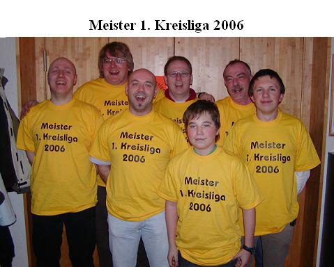 Meister 1. Kreisliga 2006
